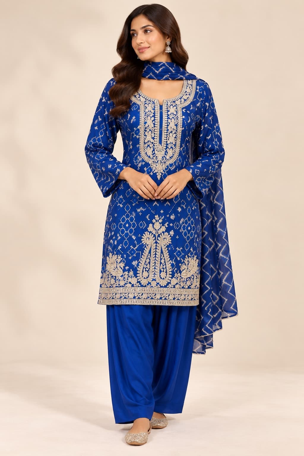 Royal Blue Heritage Suit Set